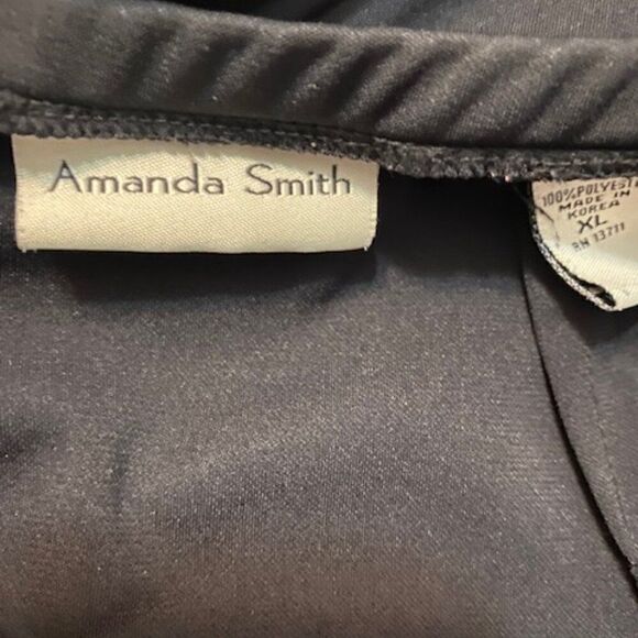 Amanda Smith Black skirt with splits on both sides, size XL - Picture 4 of 4